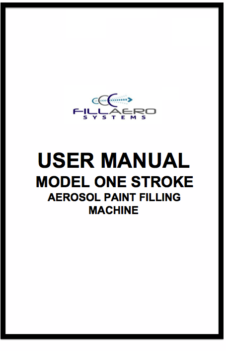 User Manual - Model One Stroke
